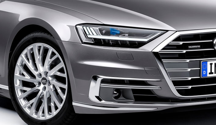 El nuevo Audi A8, referencia en sistemas de iluminación